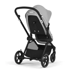 Tout Pour Vos Balades|Nacelles*CYBEX Poussette Trio EOS : Poussette 2-en-1 EOS + Aton B2 i-Size + Adaptateurs de Stone Grey