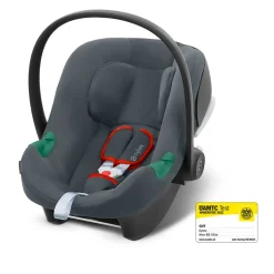 Tout Pour Vos Balades|Nacelles*CYBEX Poussette Trio EOS : Poussette 2-en-1 EOS + Aton B2 i-Size + Adaptateurs de Stone Grey