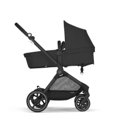 Tout Pour Vos Balades|Nacelles*CYBEX Poussette Trio EOS : Poussette 2-en-1 EOS + Aton B2 i-Size + Adaptateurs de Moon Black