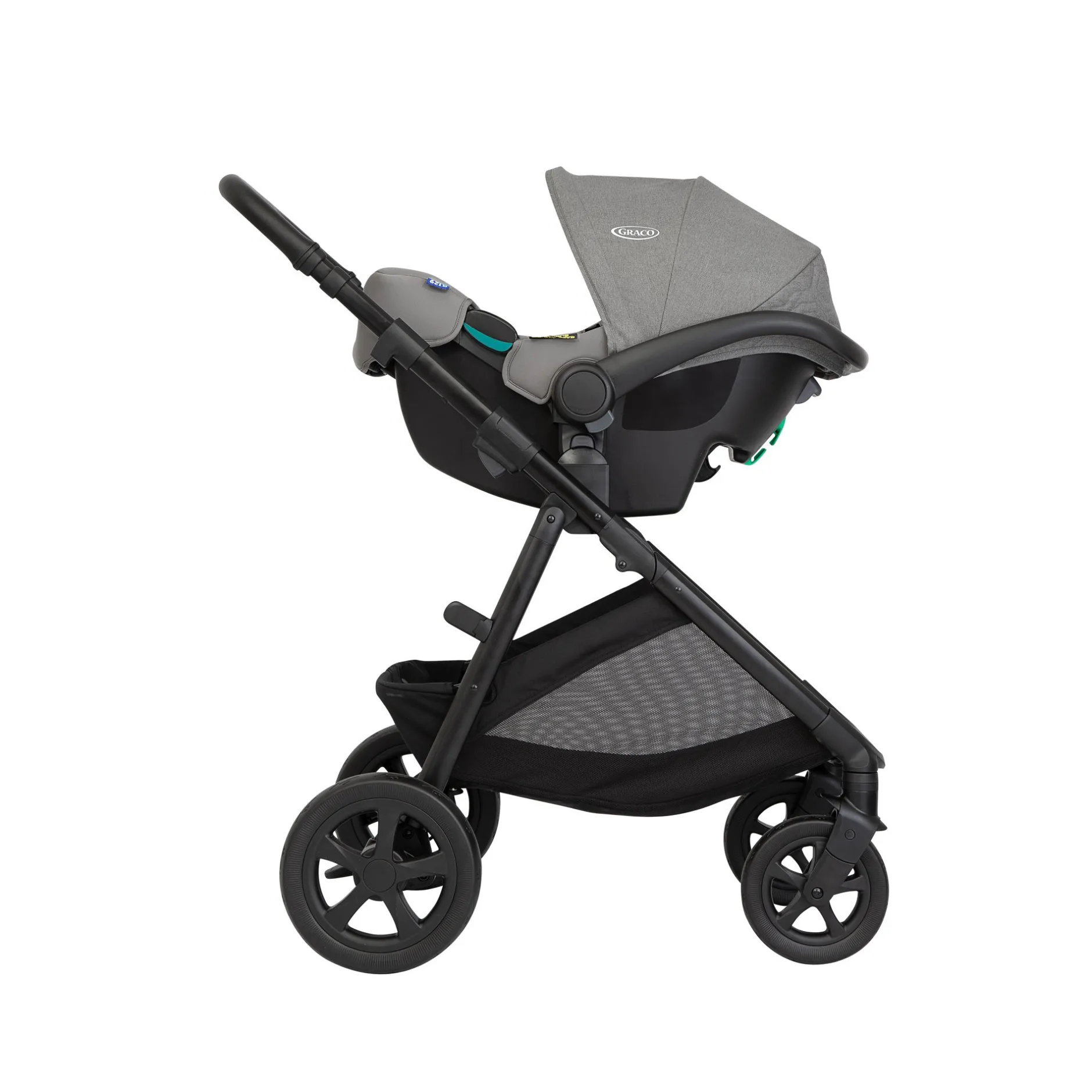 Tout Pour Vos Balades|Packs Poussettes*Graco Poussette Trio Near2Me™ DLX de Ash Grey