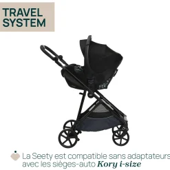 Tout Pour Vos Balades|Poussettes 3-En-1*Chicco Poussette Trio Seety i-Size de Boston Grey