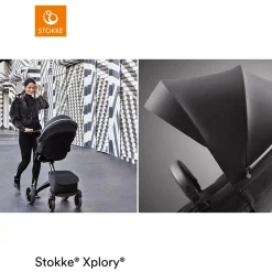 Tout Pour Vos Balades|Poussettes Citadines*Stokke® Poussette Xplory X de Rich Black