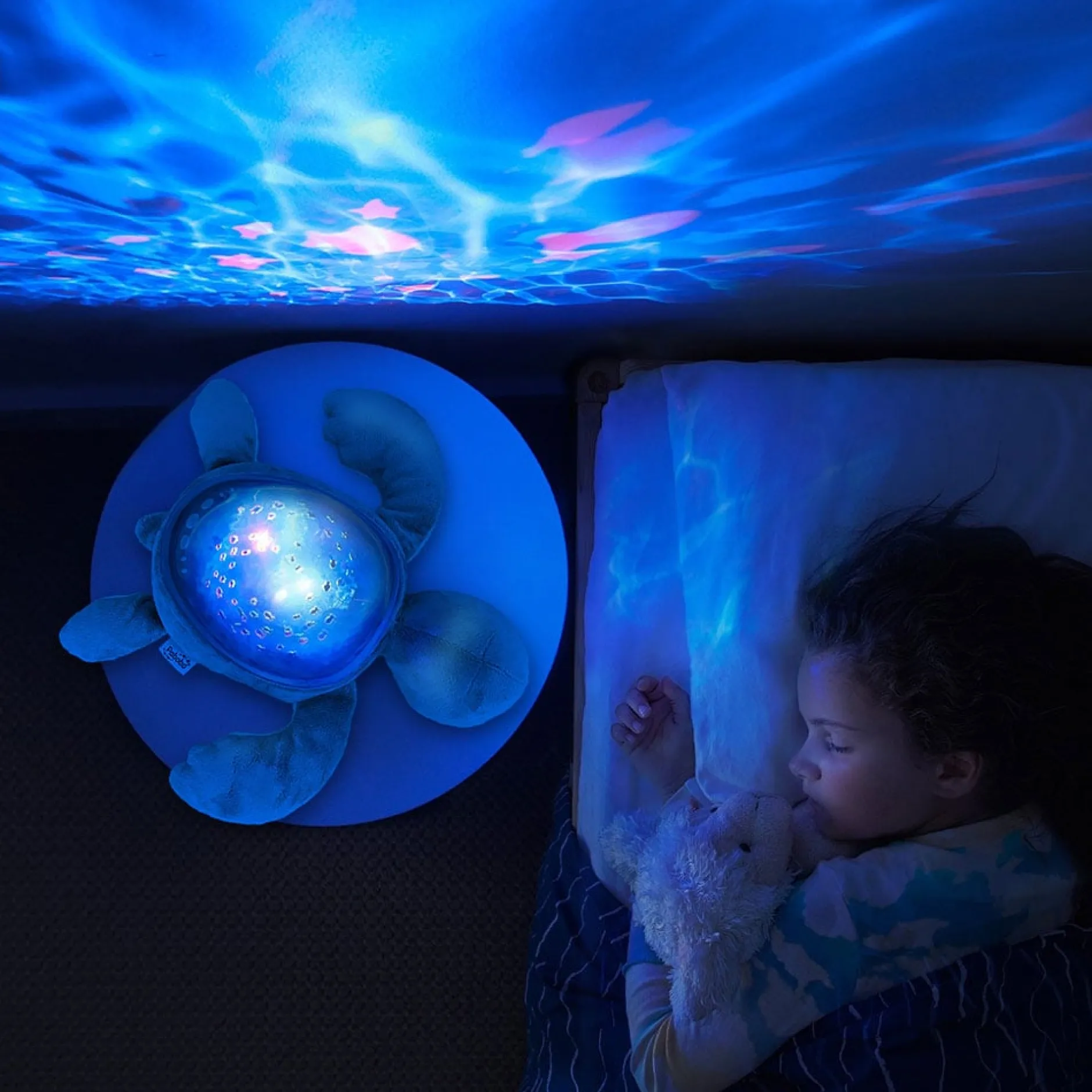 Veilleuses*Pabobo Projecteur Tortue Aqua Dream de