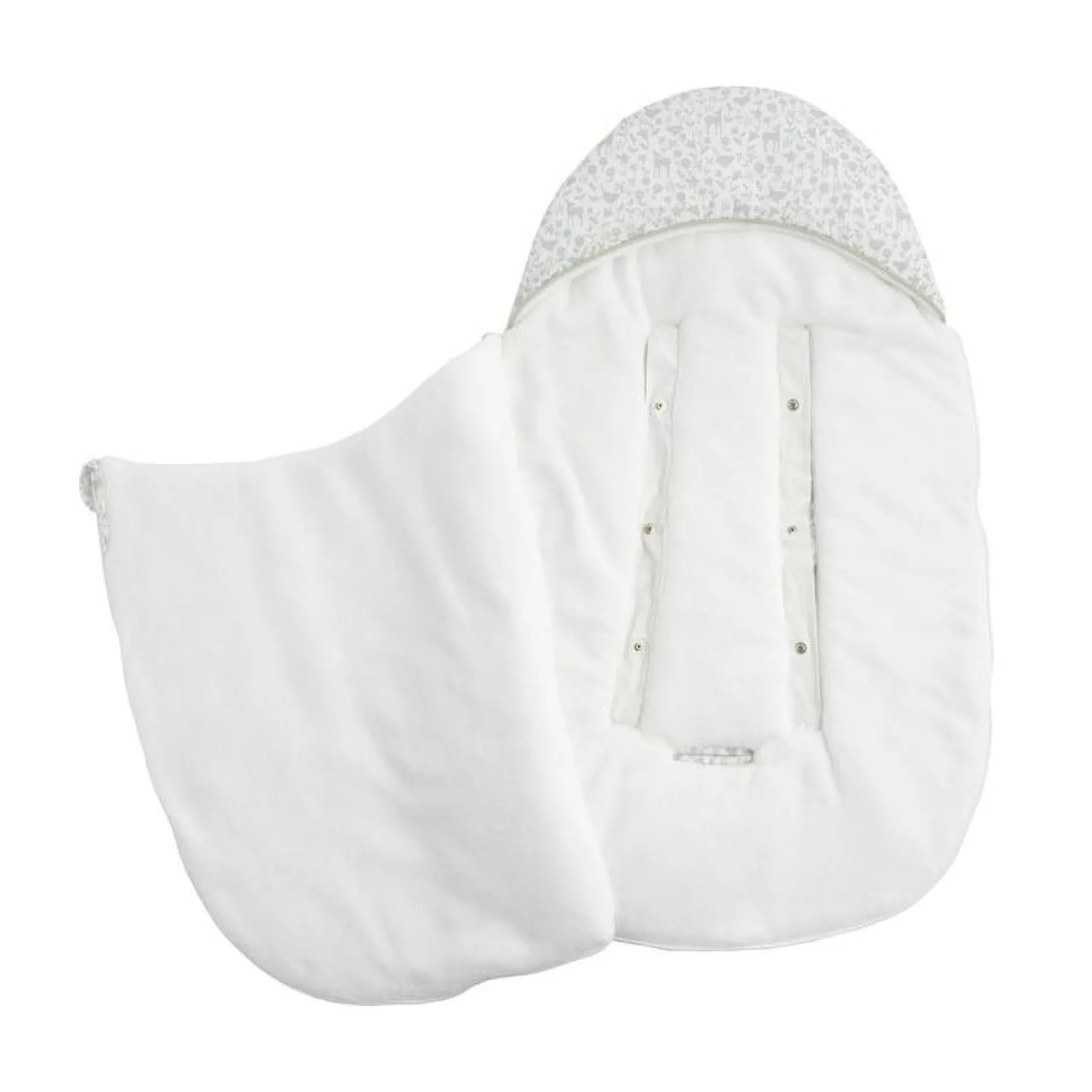 Gigoteuses & Nids D'Ange*Sauthon Baby Déco Promenons-nous Nid d'Ange hiver 5 attaches de Tilleul