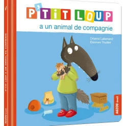 Livres*AUZOU P'tit Loup a un animal de compagnie de Bleu
