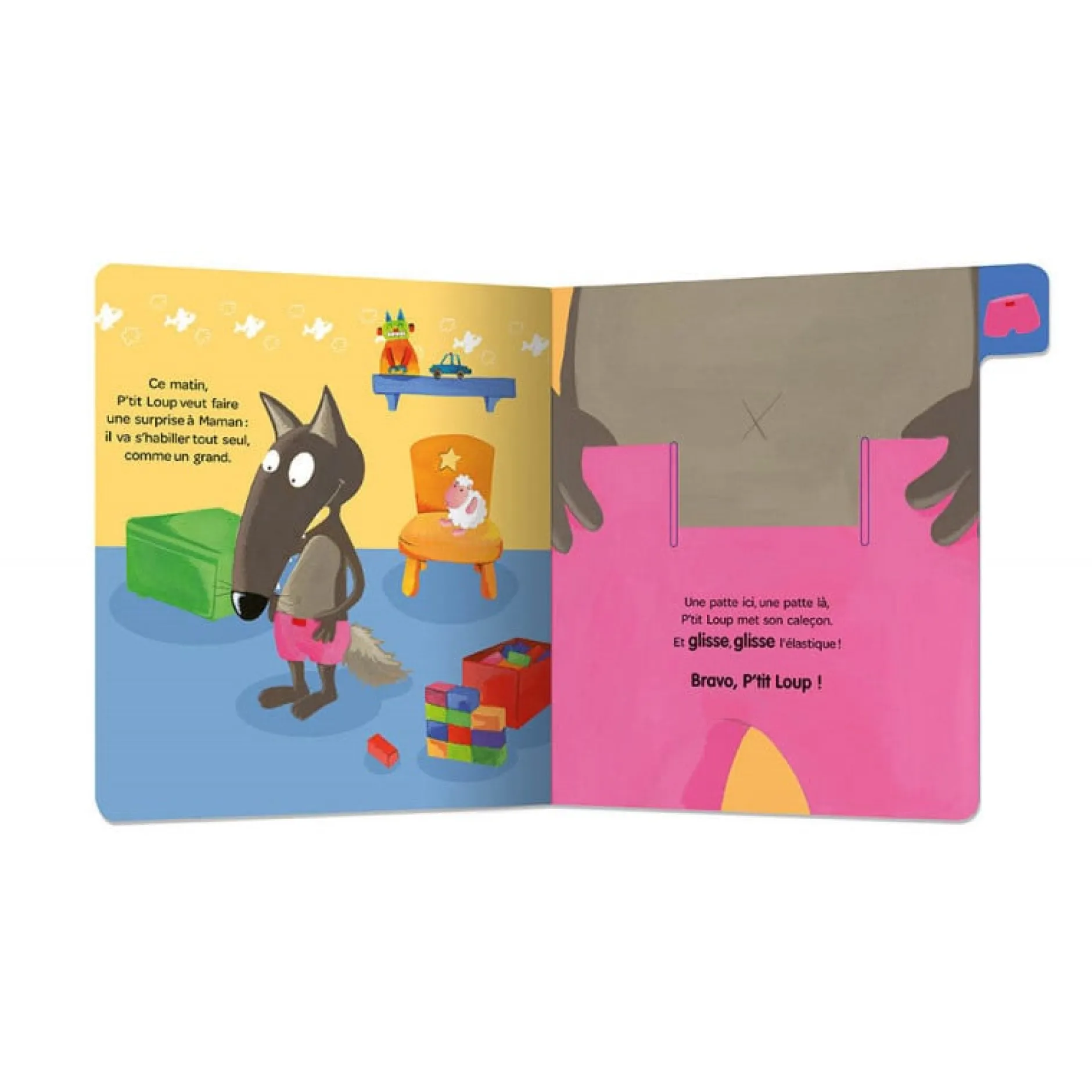 Livres*AUZOU P'tit Loup apprend à s'habiller de