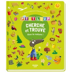 Livres*AUZOU P'tit Loup Cherche et Trouve de Vive la nature