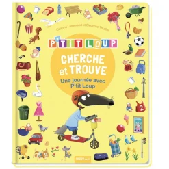 Livres*AUZOU P'tit Loup Cherche et Trouve de Une journée avec P'tit Loup
