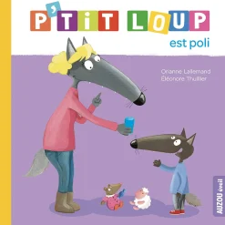 Livres*AUZOU P'tit Loup est poli de Violet