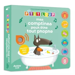 Livres*AUZOU P'tit loup Livre Mes comptines pour être propre de