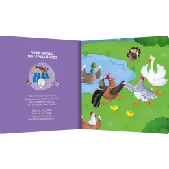 Livres*AUZOU P'tit Loup mes comptines rock de Jaune