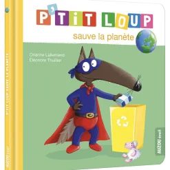 Livres*AUZOU P'tit Loup sauve la planète de Vert