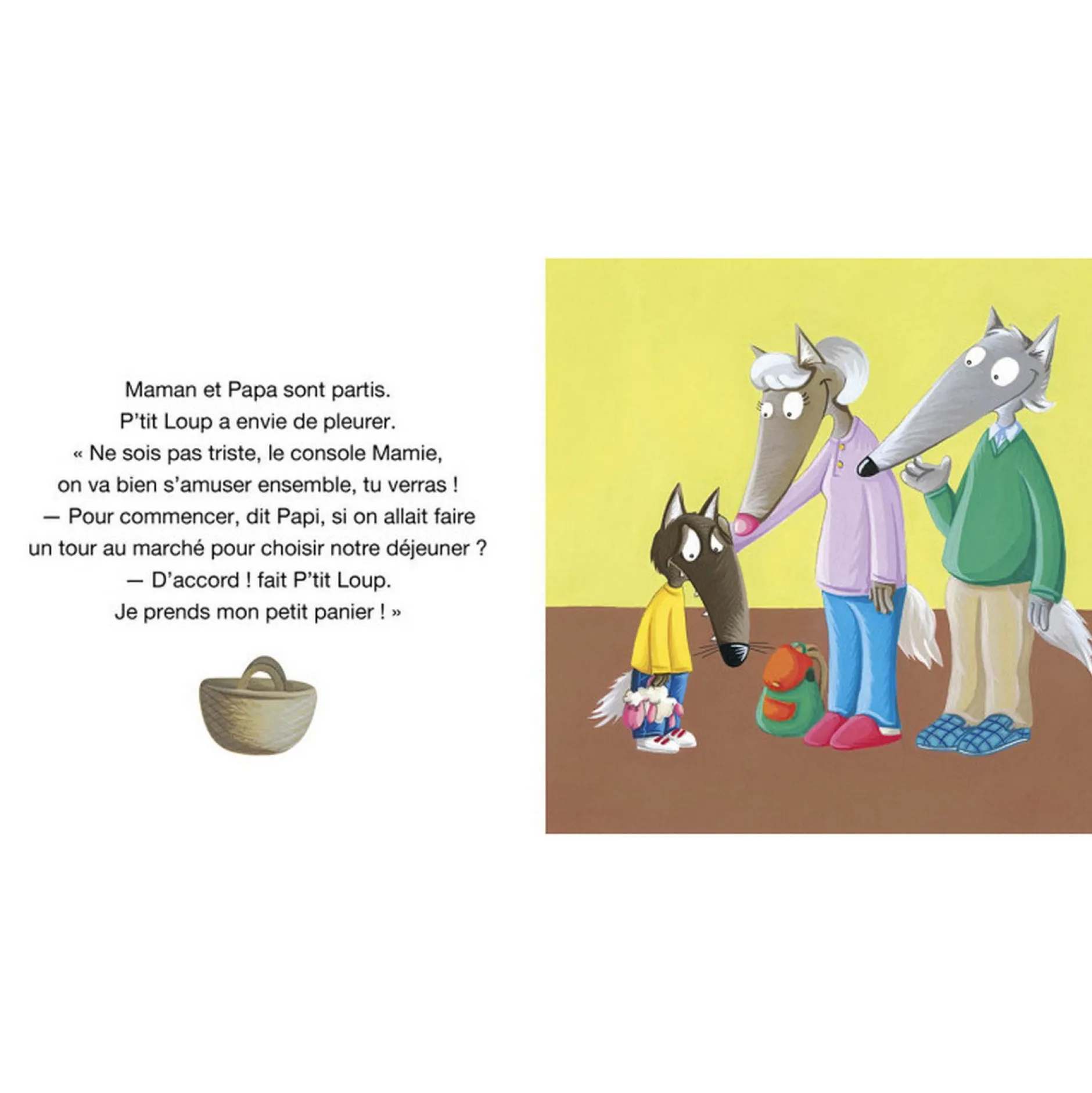 Livres*AUZOU P'tit Loup va chez papi et mamie de