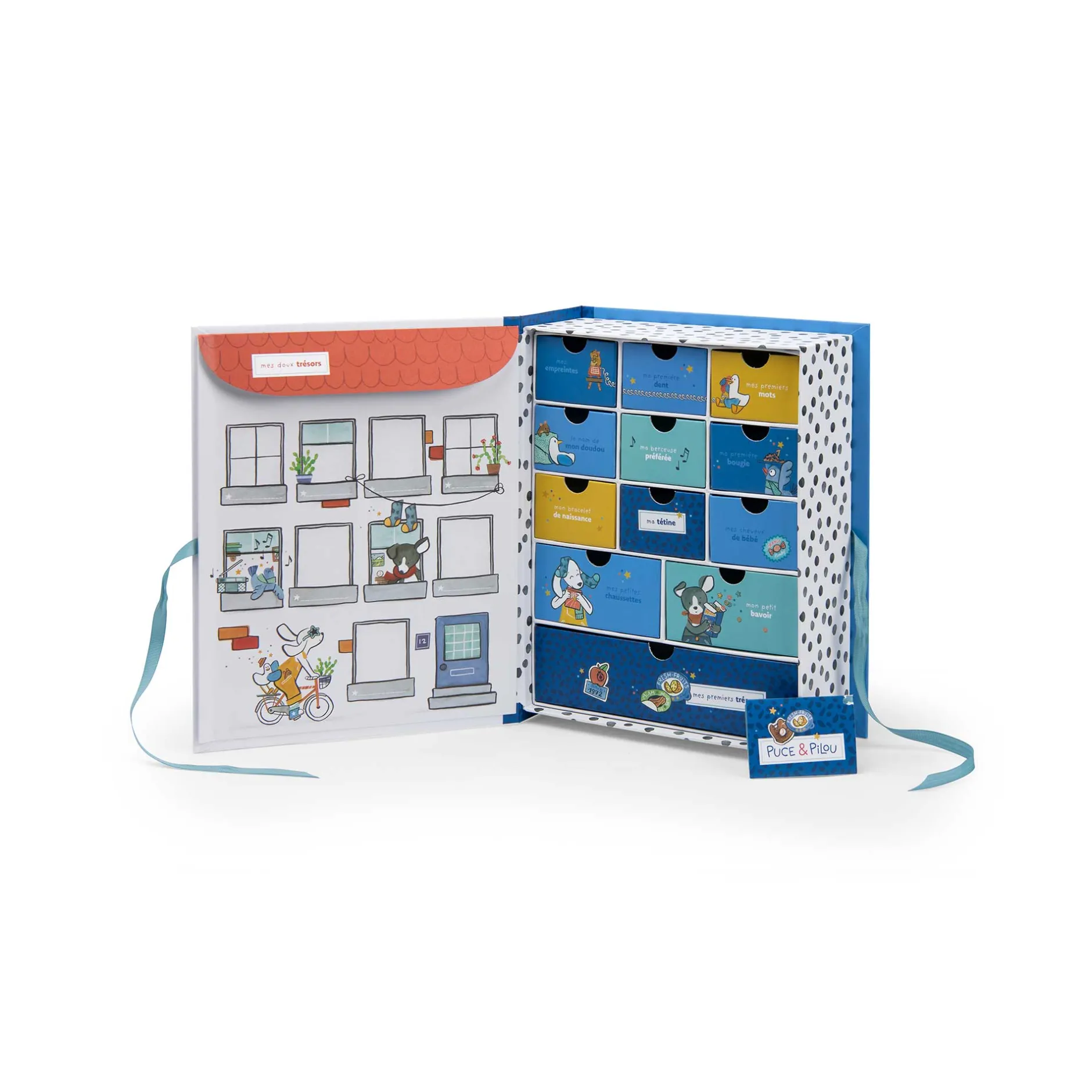 Coffrets De Naissance*Moulin Roty Puce & Pilou Coffret Naissance de