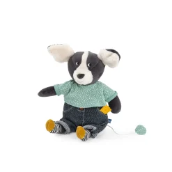 Peluches Musicales*Moulin Roty Puce & Pilou Peluche musicale de Chien Puce