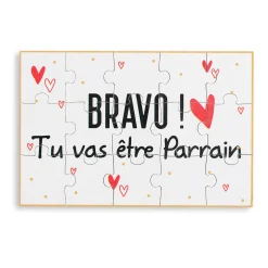 Puzzle*Maïka Puzzle d'annonce de Parrain