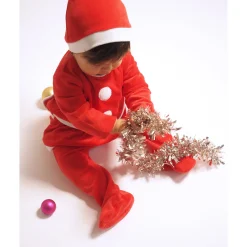 Pyjamas|Robes, Jupes*P'tit bisou Pyjama + Bonnet de Noël de Rouge
