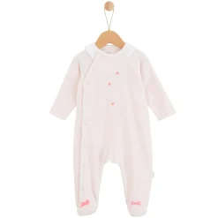 Prématuré|Pyjamas*P'tit bisou Pyjama velours Lapin Câlin Prématuré de Rose pois