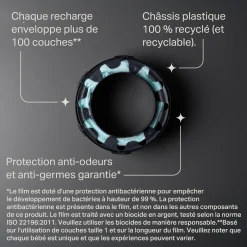 Recharges*Tommee Tippee Recharges Twist & Click pour poubelles à couches x3 de