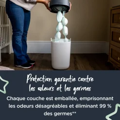 Recharges*Tommee Tippee Recharges Twist & Click pour poubelles à couches x3 de