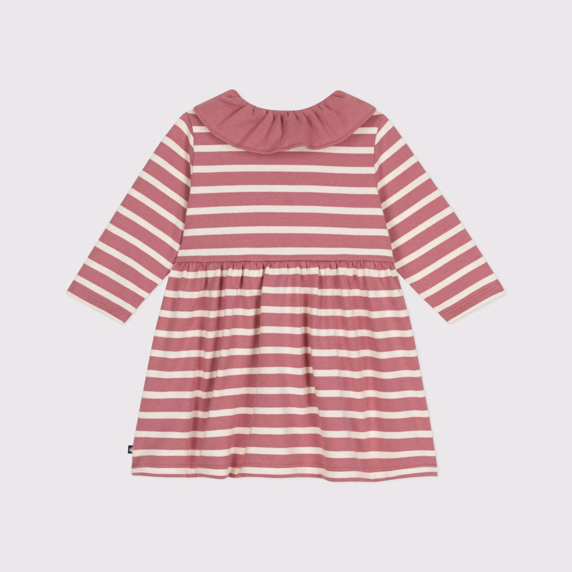 Robes, Jupes*Petit Bateau Robe à manches longues en jersey épais de Rosewood