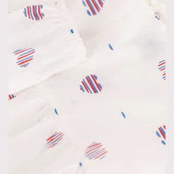 Robes, Jupes*Petit Bateau Robe bébé en coton manches courtes et bloomer imprimés cœurs de Avalanche