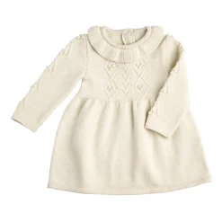 Robes, Jupes*P'tit bisou Robe en tricot manches longues de Beige