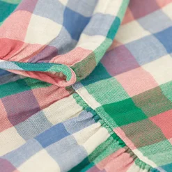 Robes, Jupes*Petit Bateau Robe manches longues en gaze de coton 12 mois de Blanc avalanche / Multicolore