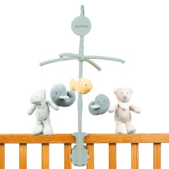 Mobiles*Nattou Roméo, Jules & Sally Mobile Musical de Vert Pastel