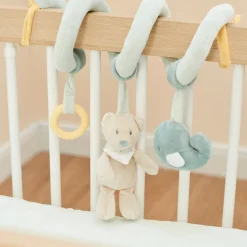 Peluches À Accrocher*Nattou Roméo, Jules & Sally Spirale de Jeu de Vert Pastel