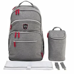 Sacs À Langer|Tout Pour Vos Balades*William Kent 1733 Sac à dos à langer Backpack de Gris