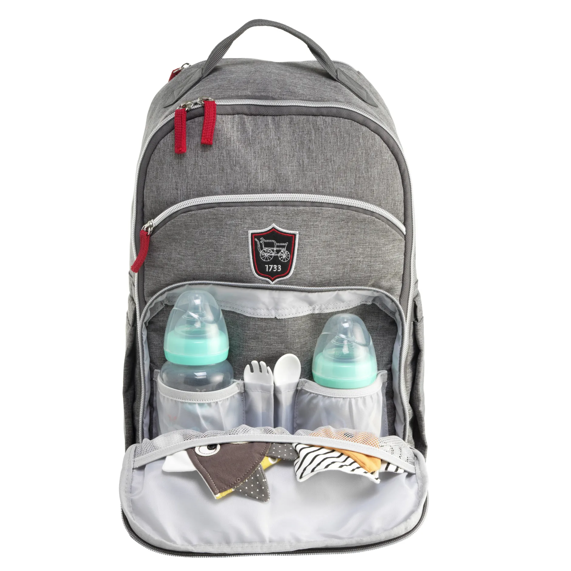 Sacs À Langer|Tout Pour Vos Balades*William Kent 1733 Sac à dos à langer Backpack de Gris