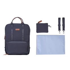 Sacs À Langer|Tout Pour Vos Balades*Childhome Sac à Dos Family Club Signature de Urban Gris Foncé