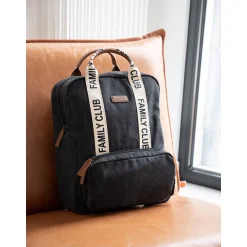 Sacs À Langer|Tout Pour Vos Balades*Childhome Sac à Dos Family Club Signature de Noir
