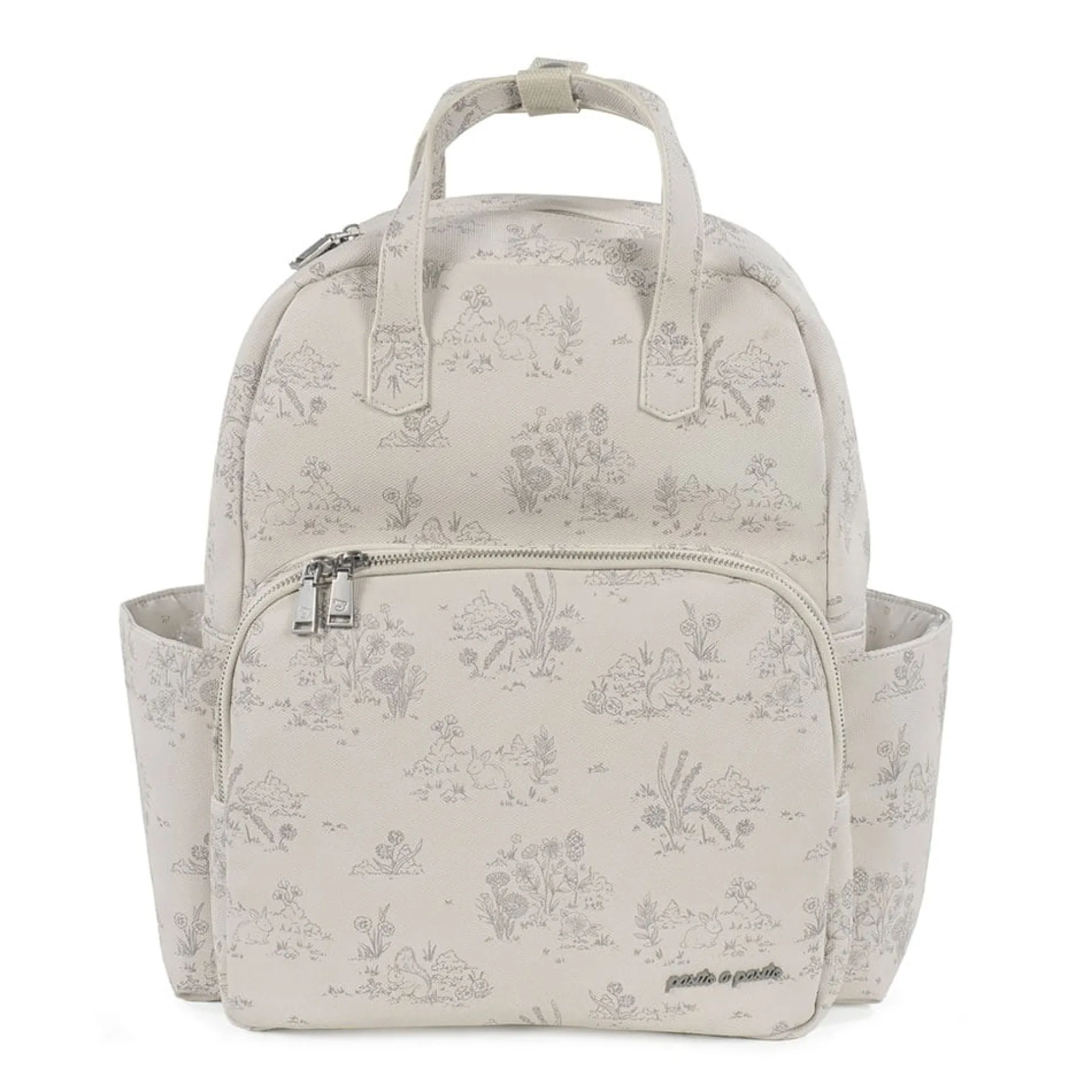 Tout Pour Vos Balades|Sacs À Langer*pasito a pasito Sac à dos imprimé toile de jouy de Cream