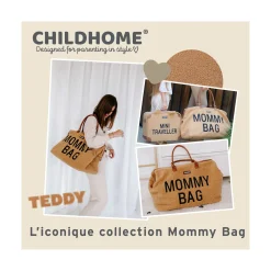 Sacs À Langer|Tout Pour Vos Balades*Childhome Sac à langer Mommy Bag de Teddy brun