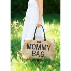 Sacs À Langer|Tout Pour Vos Balades*Childhome Sac à langer Mommy Bag de Raffia Look