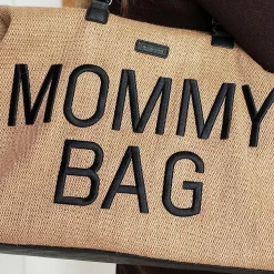 Sacs À Langer|Tout Pour Vos Balades*Childhome Sac à langer Mommy Bag de Raffia Look