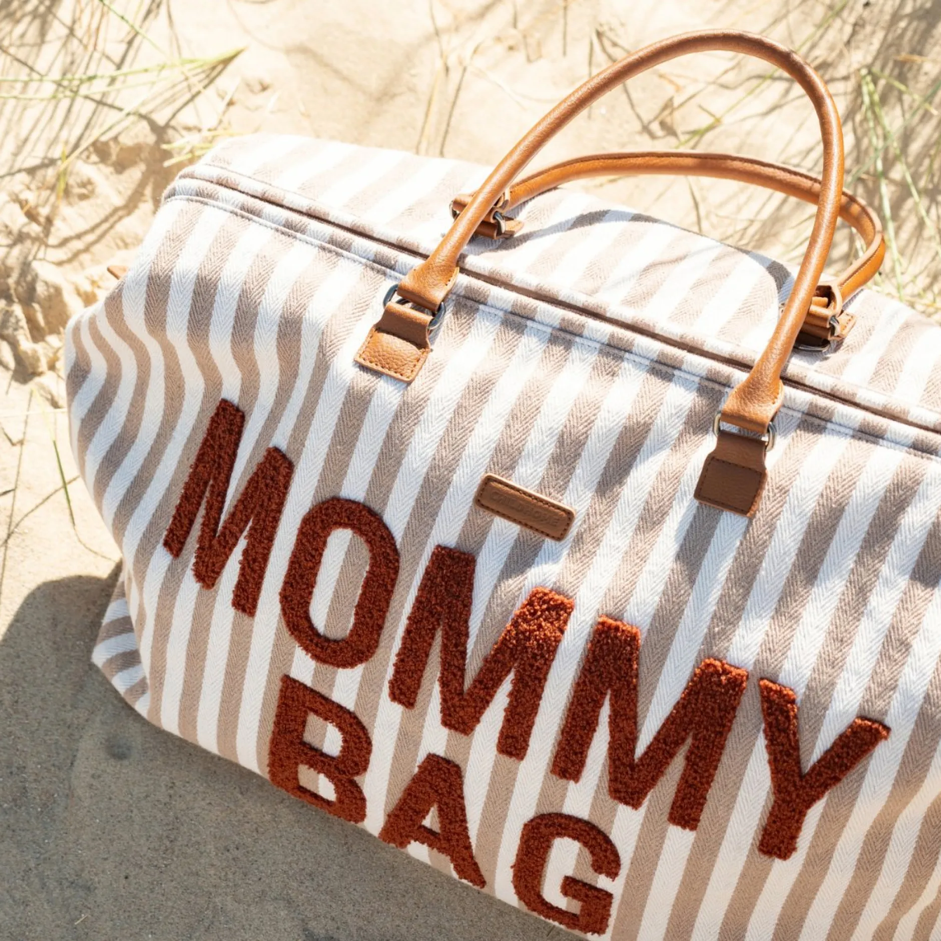 Sacs À Langer|Tout Pour Vos Balades*Childhome Sac à langer Mommy Bag de Rayures Terra