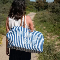 Tout Pour Vos Balades|Sacs À Langer*Childhome Sac à langer Mommy Bag de Rayures Bleu