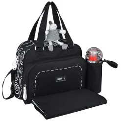 Tout Pour Vos Balades|Sacs À Langer*Baby On Board Sac à langer Simply de Swirl noir