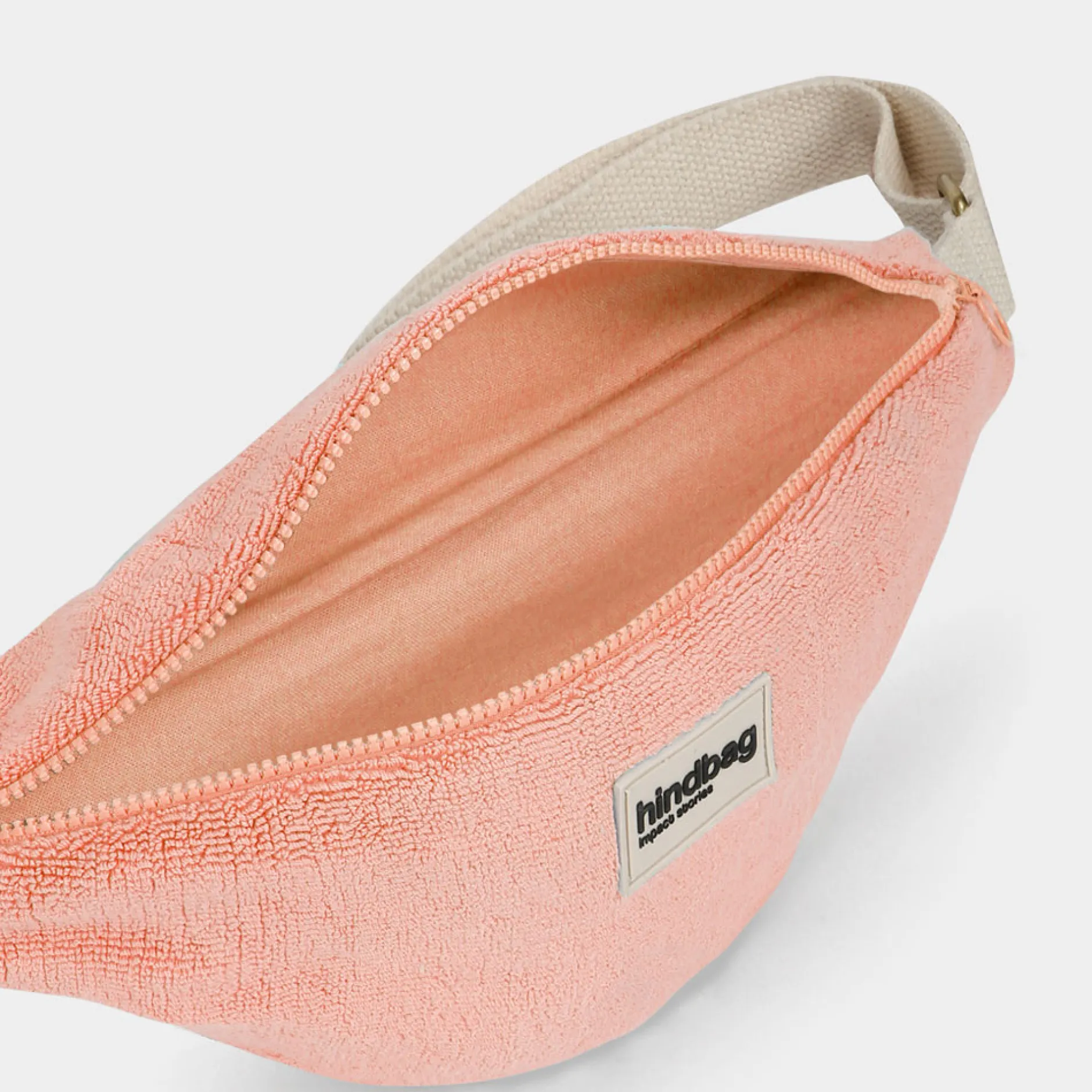 Tout Pour Vos Balades*Hindbag Sac banane Olivia de Eponge rose corail