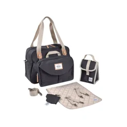 Tout Pour Vos Balades|Sacs À Langer*Béaba Sac Genève 2 de Gris chiné foncé