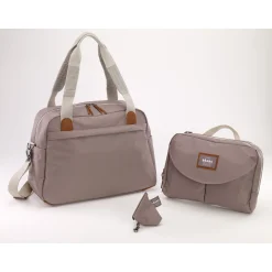 Tout Pour Vos Balades|Sacs À Langer*Béaba Sac Genève 2 de Gris chiné foncé