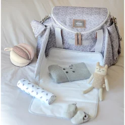 Tout Pour Vos Balades|Sacs À Langer*Béaba Sac Sydney II de Jungle Gris