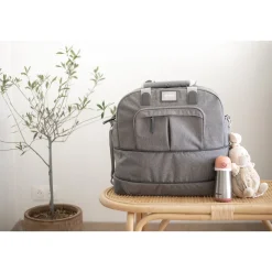Tout Pour Vos Balades|Sacs À Langer*Béaba Sac week-end Amsterdam de Gris chiné