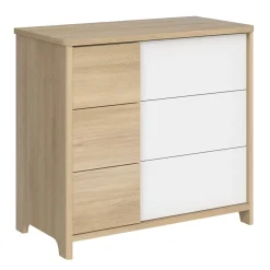 Commodes*Galipette Sacha commode 3 tiroirs de Chêne