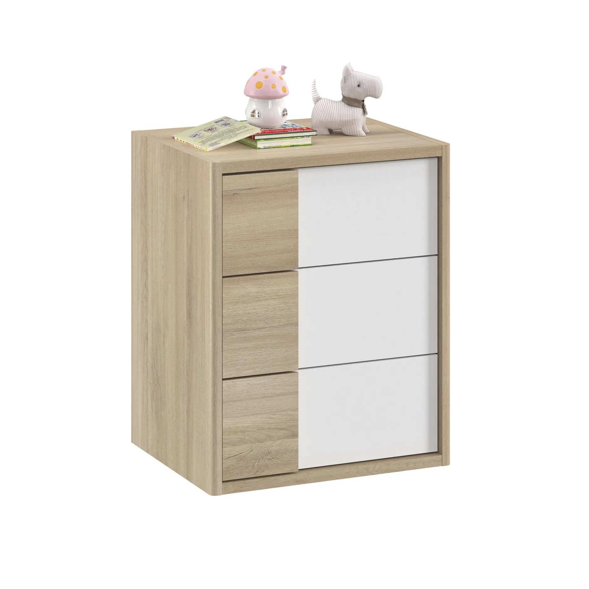 Ensembles Évolutifs*Galipette Sacha lit compact bébé 70x140 de Chêne