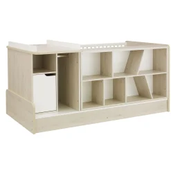 Ensembles Évolutifs*Galipette Sacha lit compact bébé 70x140 de Chêne