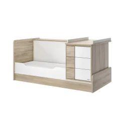 Ensembles Évolutifs*Galipette Sacha lit compact bébé 70x140 de Chêne